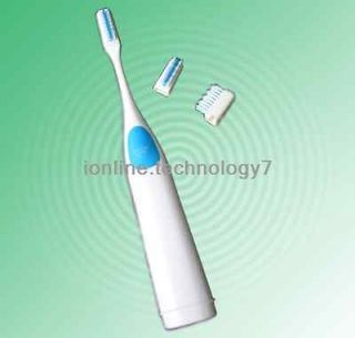   New Ultrasonic Toothbrush + 3 Brush Heads Toothbrush Massage Massager