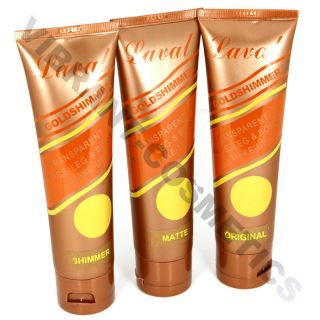 LAVAL GOLDSHIMMER TRANSPARENT FACE, LEG & BODY MAKE UP   3 SHADES TO 