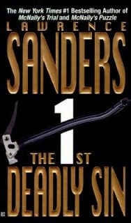 The First Deadly Sin by Lawrence Sanders 1987, Paperback