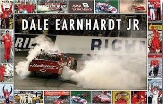 NASCAR POSTER ~ DALE EARNHARDT JR SPINOUT COLLAGE