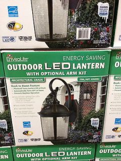 qty 2 envirolite outdoor led lantern light fixture time left