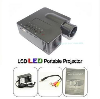 Mini LED Digital Projector Native Resolution 320x240 40Lumens 10w Bulb 