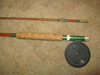 Wright McGill 8.5 ft fly rod and Scientific American fly reel with 