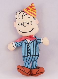 VINTAGE RARE 1952 Linus Van Pelt Cloth Doll / Peanuts United Feature 