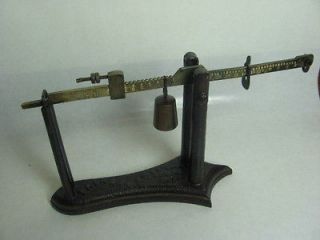Vintage Antique Fairbanks 1878 Cast Metal Dram Weight Weighing Scale