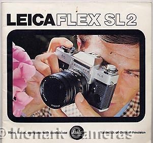   SL2 Camera & Lens System Sales Brochure, More Leica Books Listed