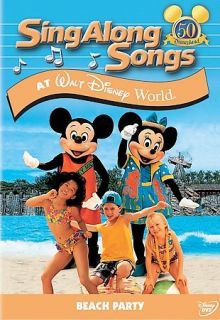   Along Songs   Beach Party at Walt Disney World, New DVD, Melanie A