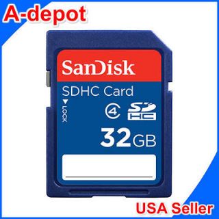   Sandisk 32GB Class 4 Class4 SDHC SD HC Flash Memory Card 32 GB G 32G