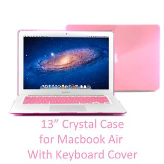 Newly listed Pink Crystal Hard Shell See Thru Case Skin for Macbook 