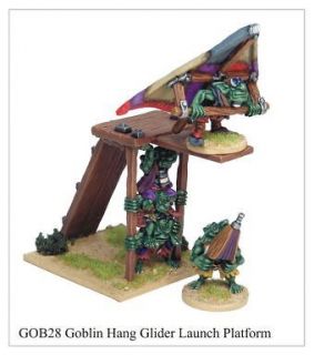 Goblin Hand Glider platform Wargames Foundry miniature model