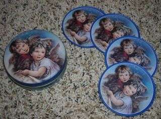 House of Lloyd (Christmas Around the World) Angel Coasters Set of 4 in 