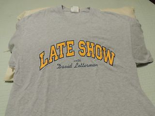VINTAGE 90s Late Show with David Letterman Sweat Shirt   Large