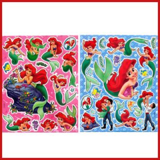 Disney Princess Mermaid Ariel Stickers/Decal​/Cling Set