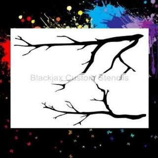 camo branches large airbrush stencil camouf lage 
