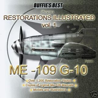 ww2 german me109 g 10 restoration cd buffie s best