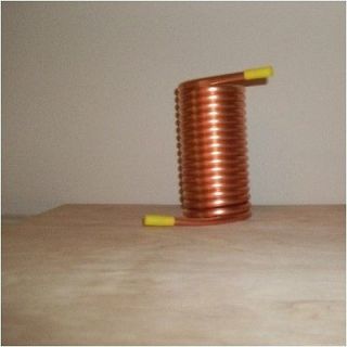 OD 10 Copper Coil to 2 ID   Moonshine Still   condensing coil