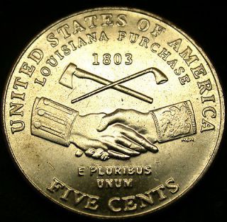 2004 united states 5 cents louisiana purchase nickel from canada