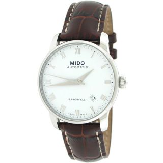 MIDO Automatic BARONCELLI Swiss Made Mens Watch See Through Back 