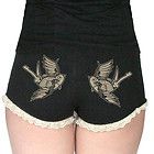 MECHANICAL SWALLOWS   ROLLER DERBY ATHLETIC SPORT SHORTS / STEAMPUNK