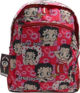 Betty Boop Purse 16 Backpack Girls Full Size School Book Bag With 