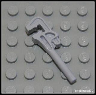 Lego City x1 Light Gray Pipe Wrench ★ 7264 Tool Minifigure NEW