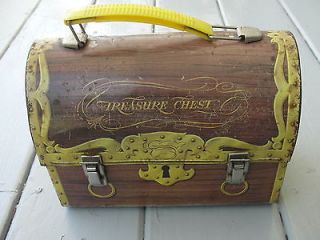 1961 treasure chest dome lunch box pirate theme time left