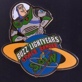 Disney WDW   Buzz Lightyear Space Ranger Spin Pin   Retired from 2003