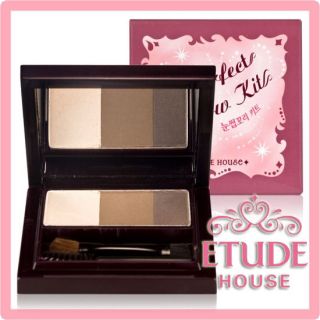 ETUDE House *Perfect Brow Kit 3 Step Eyebrow *Dual Color Brow 