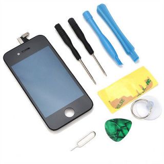   Digitizer Touch Screen Glass Assembly Replacement For iPhone 4S +Tools