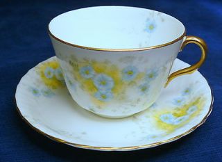 Antique Doulton Burslem C6672 Cup and Saucer Made in England China 