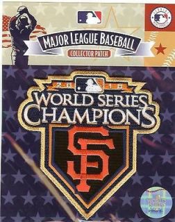 2010 GIANTS WORLD SERIES CHAMPIONS RING CEREMONY PATCH