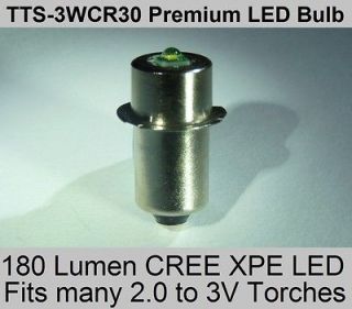   Watt CREE 2.0 to 3V LED Bulb fits Maglite and other Torch Brands