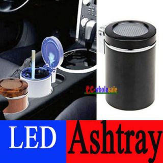   Car Vehicle Air Vent Auto LED Light Cigarette Smokeless Ashtray Holder