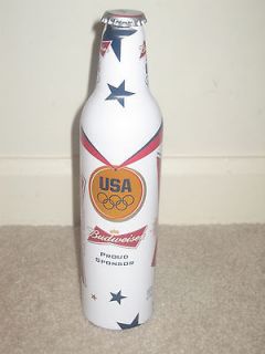 USA Budweiser Aluminum Olympic 2012 Limited Edition Beer bottle Can 16 