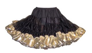 NWT Lame Ruffle Petticoat Crinoline Square Dance, Choose color 