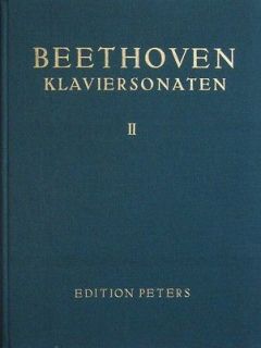 Beethoven Piano Sonatas 13   22 Hardcover New Sheet Music