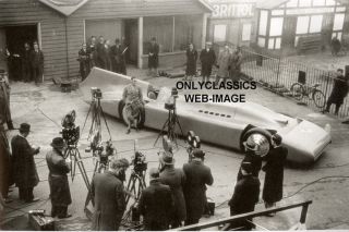 1935 malcolm campbell bluebird rolls royce racing photo time left