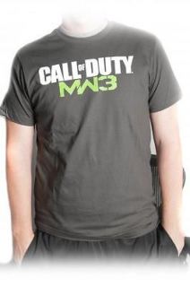   Gray Call of Duty MW3 T Shirt tshirt Size S Small Mens Men Video Game