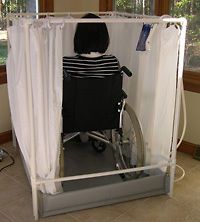 Wheelchair accessible portable shower  LiteShower™ Handicap Showers