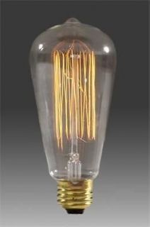   light Squirrel Cage style type Filament Bulb 60 watt Long Life Marconi