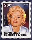marilyn monroe famous people mnh stamp  $