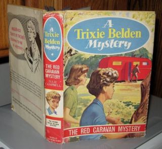 Trixie Belden UK Edition HB/DJ The Red Caravan Mystery ~ Hard to Find