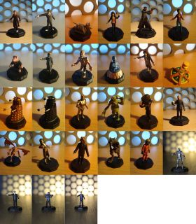 DOCTOR WHO MICRO UNIVERSE RPG SMALL MINI 1 RPG FIGURES COLLECTION LOT 