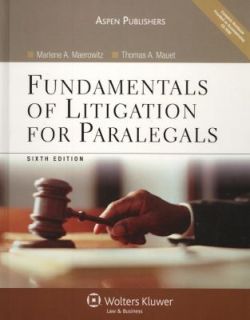   for Paralegals by Marlene A. Maerowitz 2008, Hardcover