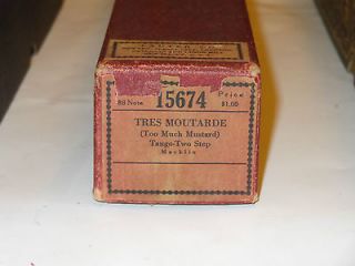 tres moutarde 88 note 15674 piano roll tango two step