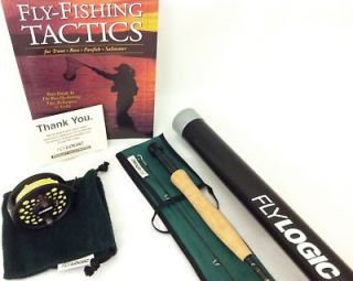 Fly Logic Fishing 6/ 7 Wt Rod Reel Case Tube Line Kit Combo New 