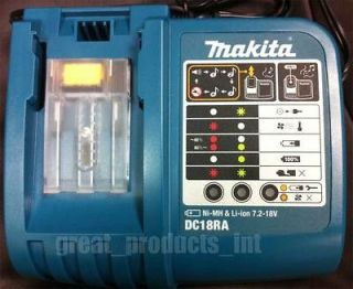 Makita DC18RA S 18v Lithium Ion Battery Charger New 120v for BL1830 