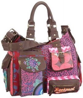 New 2012 Desigual Bag Lon Peo Box 18X5128 Handbag Shoulder Women 