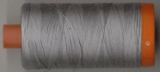 aurifil cotton mako 50wt thread 2606 ascot gray time left