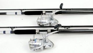 daiwa saltwater spinning reels 8ft rods new time left